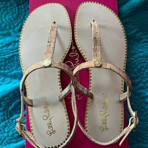 NWT and Box - Lilly Pulitzer Rita Sandal